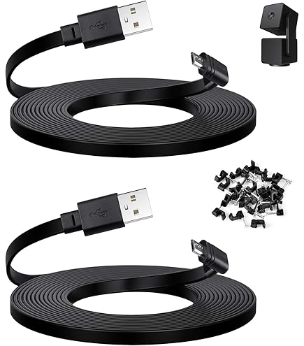 Basesailor 2 Pack 20ft Power Extension Cable For Wyze Cam V4/V3/V3 Pro - View #9
