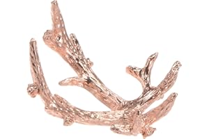 MECCANIXITY Crystal Ball Tree Display Stand,2.36 Inch Diameter ,Metal Ball Holder,Rose Gold