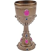 OTC - Medieval Style Jeweled Goblet King Queen Pirate Halloween (Colors May Vary)