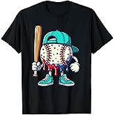 Baseball Drippy Style Apparel for Boys Youth Drip Baseball T-Shirt