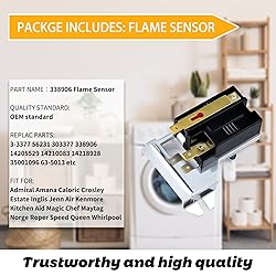 338906 Gas Dryer Flame Sensor Kit with 279311