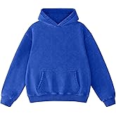 Hatant Oversized Hoodie Sweatshirts for Women Couples Heavyweight Hoodies Pullover Vintage Acid Wash Sweaters Pullover 2026