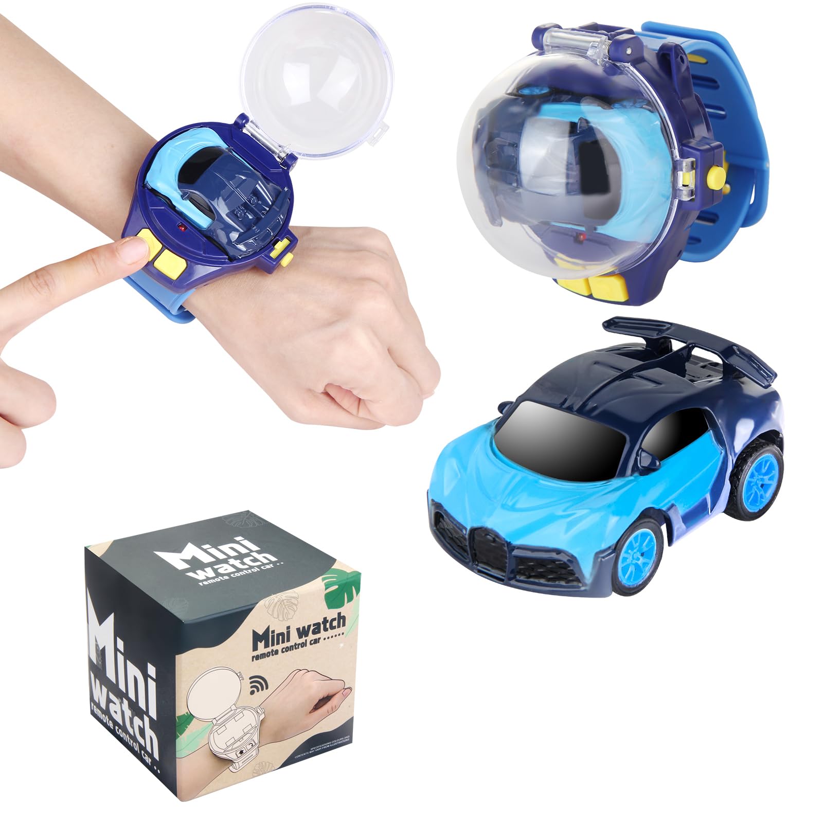 Photo 1 of *UNTESTED*
Tomatong Remote Control Car Watch Toys with LED Light,2.4 GHz Mini Racing Cars Wrist Toy for Kids,RC Small Car Interactive Outdoor Game Christmas Halloween Birthday Gifts,Blue
**USED**