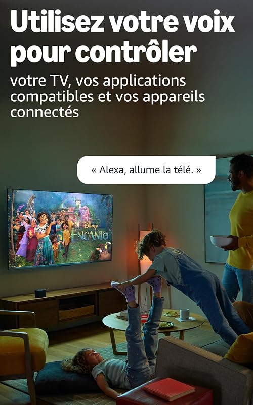 Fire TV Cube (Nouvelle génération), Lecteur multimédia en streaming, Expérience mains-libres, Wi-Fi 6E, 4K Ultra HD, Trouvez vos séries plus rapidement avec Alexa+
