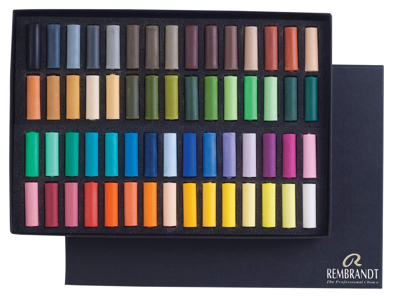 Rembrandt Professional Soft Pastel Set General Colour Selection Deluxe | 60 Half Pastels