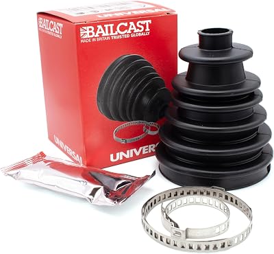 Bailcast CVS18 Universal CV Joint Gaiter Boot Replacement Kit Black