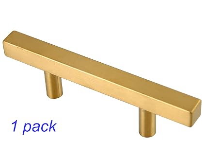 Gold Cabinet Pullskitchen Hardware Drawer Pulls Knobs Hole Center 96mm 3 34incht Bar Square Gold Kitchen Cabinet Door Handle 6 Inch Hole Centers