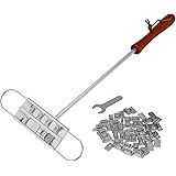 ISUDA BBQ Branding Iron Set with Changeable Letters Barbecue Steak Names Tool For Grilling