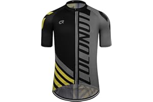 Coconut Ropamo CR Mens Cycling Jersey Short Sleeve Road Bike Shirt with 3+1 Zipper Pockets Breathable Quick Dry