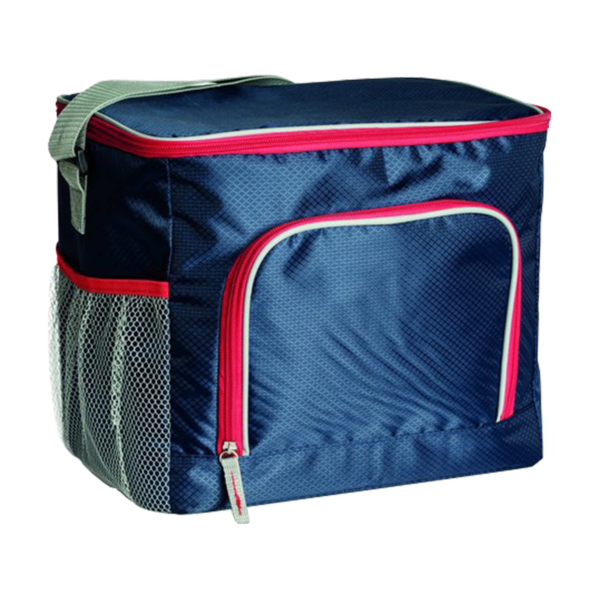 Zento Elite Cool Bag|16L capacity|6hrs| Holds up to 24 Cans| Sunburst Design, Insulated Lining & Ripstop Fabric Keeps Your Snacks Fresh-Travel/Camping/Picnic | Blue