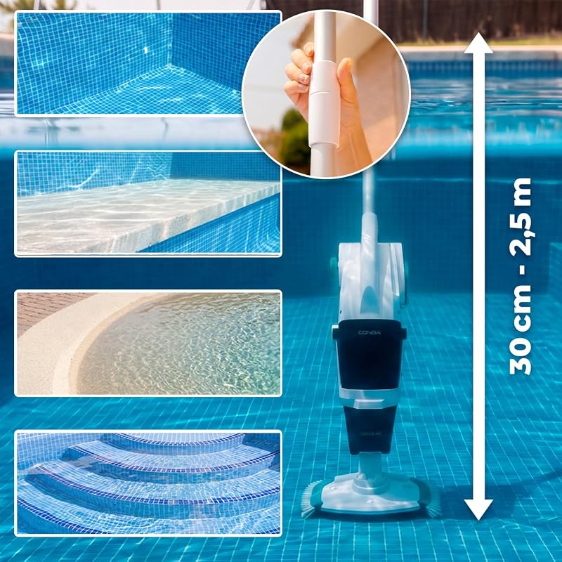 Aspiratore per Piscina Senza Fili Manuale Rockstar Pooldroid 3000