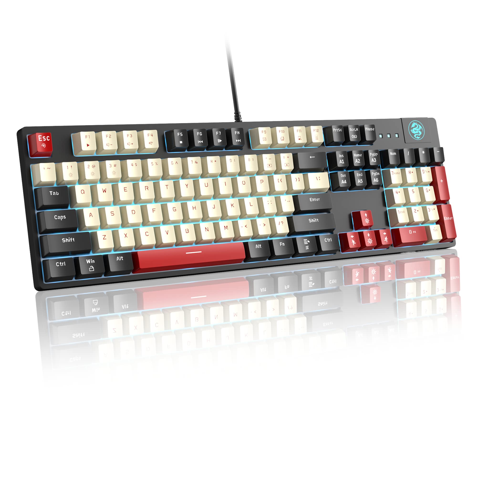 Mua Mechanical Gaming Keyboard MK-Armor LED Blue Backlit and Wired USB ...