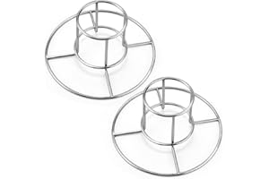 P&P CHEF Beer Can Chicken Holder Grill Rack, Stainless Steel Chicken Holder Stand, For BBQ Grilling/Home Oven Baking, Vertical Design & Thick Wire, Heavy Duty & Dishwasher Safe, 2PCS