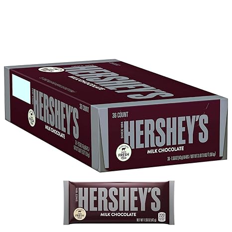 HERSHEY'S® Chocolate Bar - MILK CHOCOLATE (43 g) [36er Karton]
