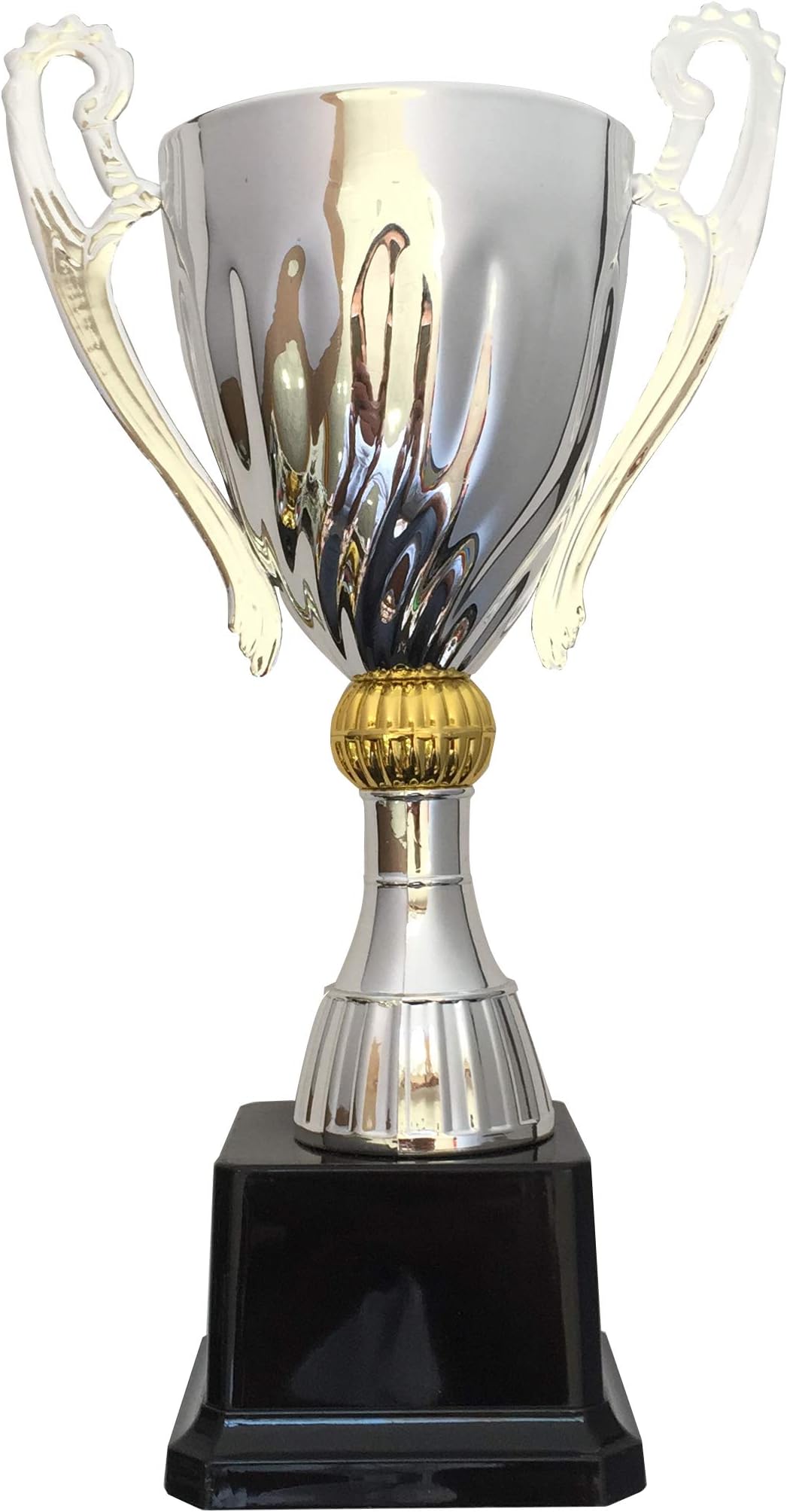 Sports trophies, Awards, Gift certificates, 9.5x24.5 cm Metal Colour Silver