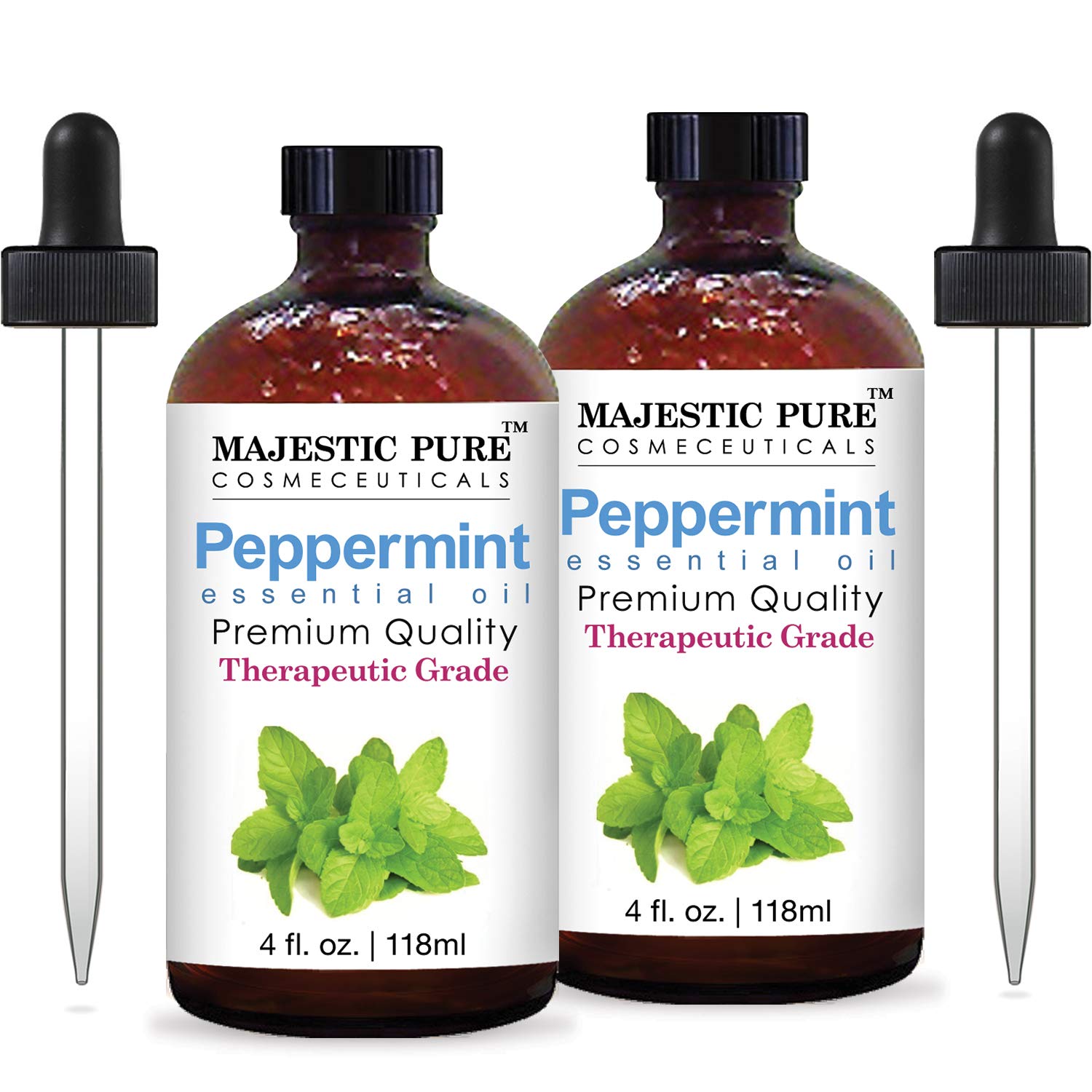 Majestic Pure Peppermint Essential Oil, Pure and Natural, Therapeutic