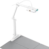 OKIOLABS OKIOCAM T-4K 8MP USB Document Camera for Teachers and Classroom, Online Teaching, Video Calling, Doc Camera for Mac PC Chromebook