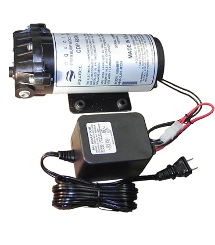 Aquatec 8800 Booster Pump with Transformer, black: Portable Power