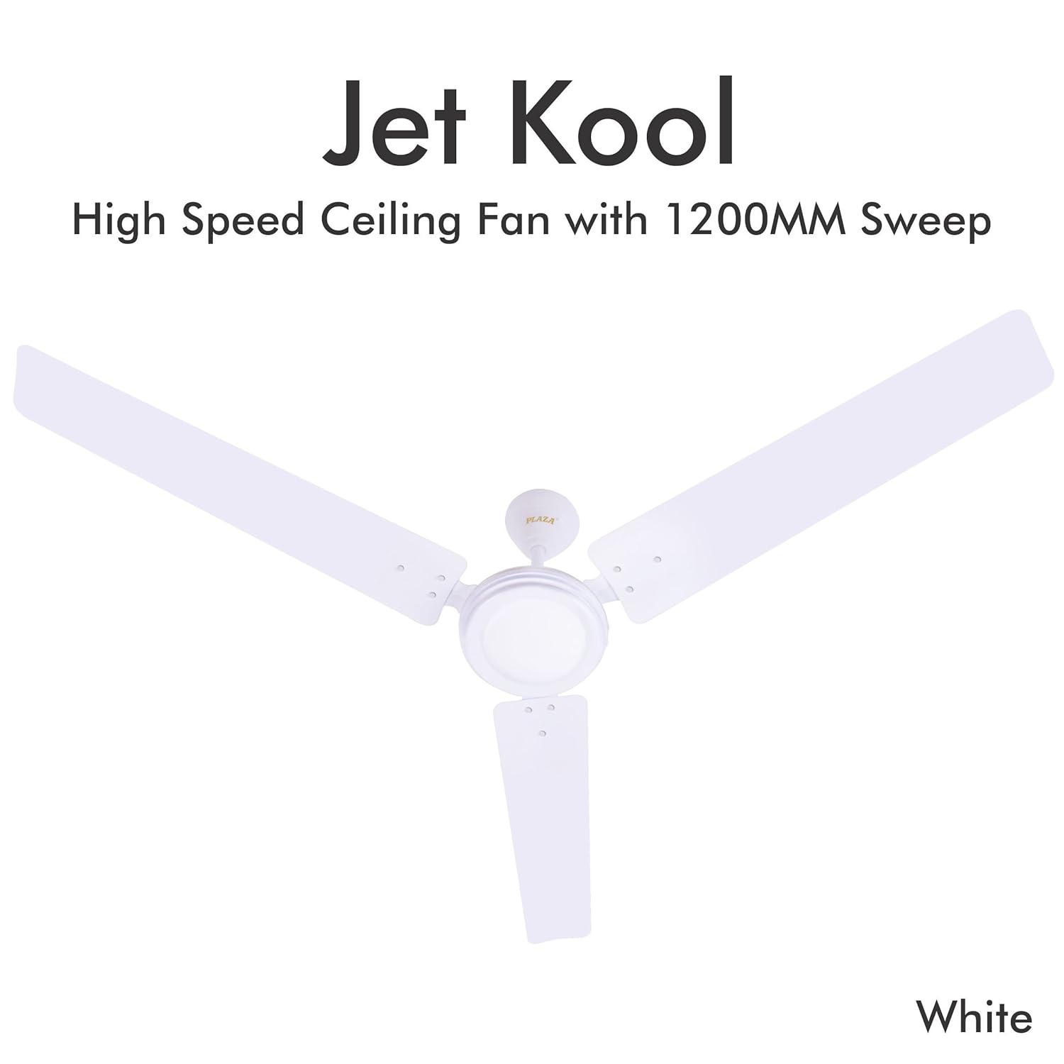 Buy Plaza Jet Kool 48 Inch 1200mm Ceiling Fan White Online At