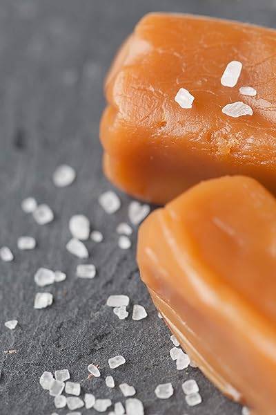 TARAS GOURMET SEA SALT CARAMELS | ALL NATURAL CANDY | CREAMY & INDIVIDUALLY WRAPPED WITH REAL BUTTER (20 OZ)