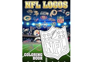 NFL Logos Coloring Book: Unwind with Sports Coloring Pages and Team Logo Designs for All Ages to Enjoy