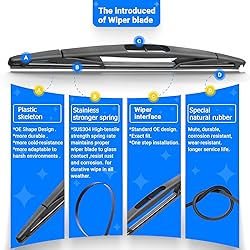 RAINTOK Windshield Wiper Blades Replacement for