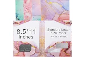 Ddaowanx Plastic Folders with Pockets, 4pcs Decorative Folder Marble Colors, Heavy Duty Plastic Two Pocket File Folders, Fits 3-Ring Binders (4)