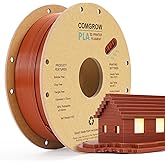 Comgrow PLA 3D Printer Filament, 3D Printer PLA Filament 1.75mm, Dimensional Accuracy +/- 0.02 mm, 1KG Spool PLA Brown