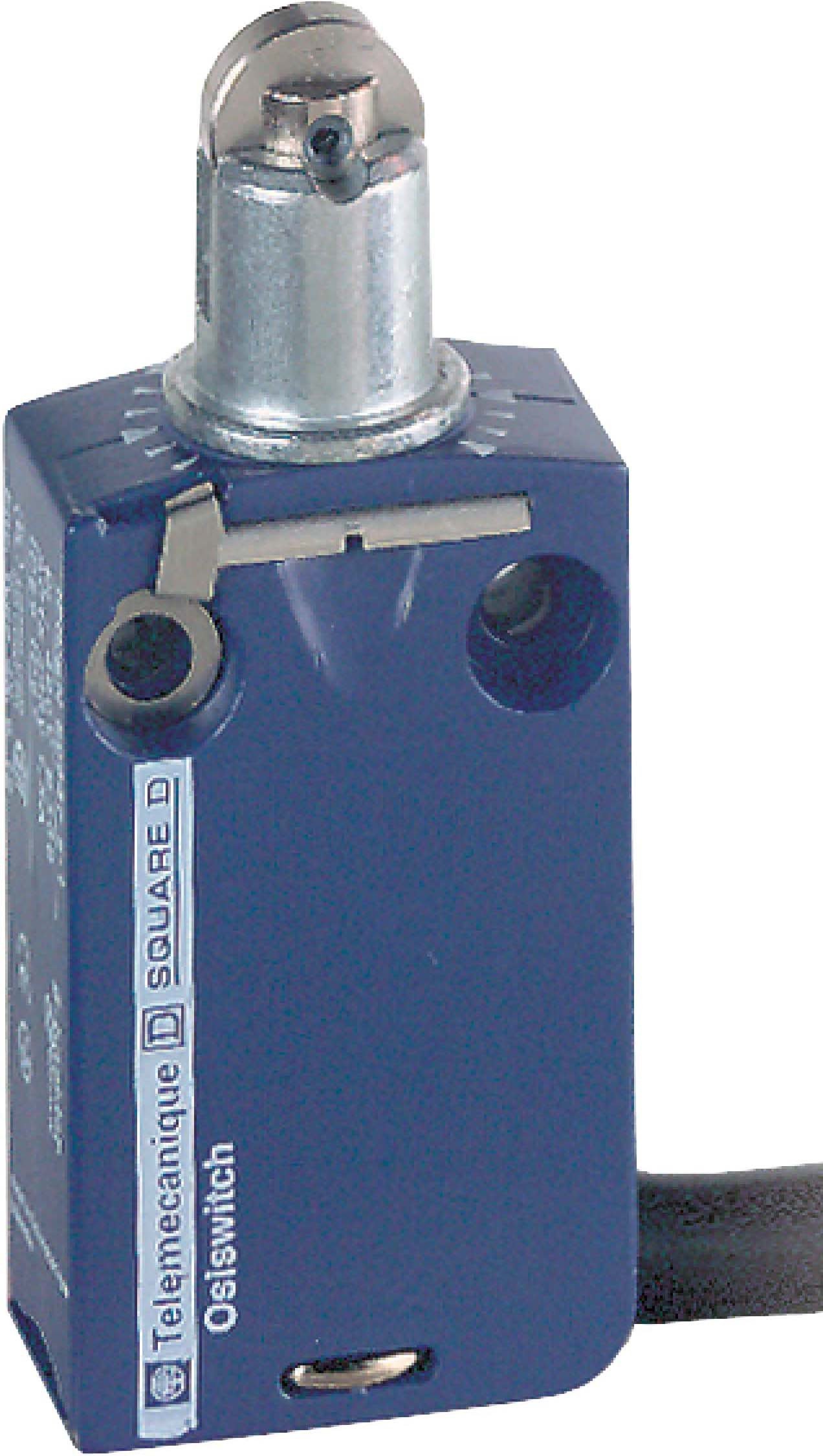 Schneider Electric XCMD2102L7 Limit Switch 2P NC+NO, Ls 1No 1Nc Sa 7M Cable Steel Roller P