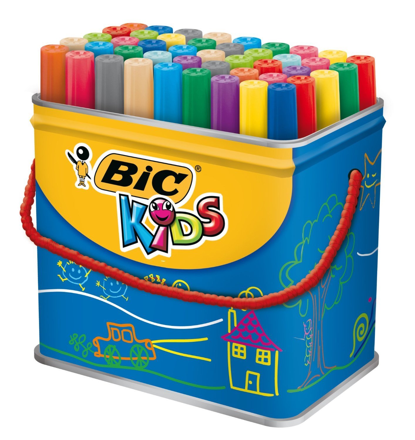BIC Kids Visacolor XL Colouring Pens 48 Classpack