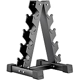 Dumbbell Rack Stand Only, Weight Rack for Dumbbells Compact A-Frame Home Gym Space Saver, 480/800 LBS Weight Capacity