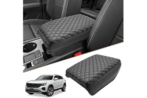 SKTU for 2024 2025 2026 Volkswagen Atlas Center Console Cover 2024 2025 2026 VW Atlas Armrest Cover 2024 2025 Atlas SE/SEL Se