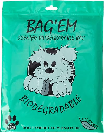 Purfect Pet Products Bag Em Bio Poo Bags Biodegradable 50 Count