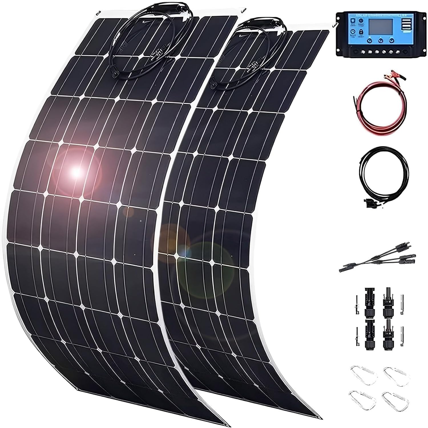 800 Watt Solar Panel Kit, with 40A Charge