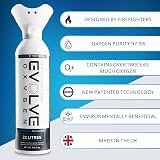 EVOLVE 22 Litre Pure Oxygen Canister Pack of 2 Portable Breathing Cup view 2