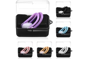 Hiboom Set of 6 Swimming Nose Clip for Kids (Age 7+) and Adult Waterproof Pool Nose Plugs for Diving Swimming and Other Water Sports with Individual Box Packed