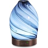 Essential Oil Diffuser Diffuser -Aromatherapy Diffuser for Essential Oils with Timer and 7 Colors LED Light Ultrasonic Diffuser with Auto Shut-Off, Home Office Decor&amp;Gift（Storm Cloud）