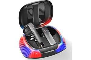 LIFMOCER Translator Earbuds Two-Way Language Translator Device with Ambient Light,Two Way Real-Time Voice Translation Earbuds for 74 Languages & 70 Accents Online (Black)