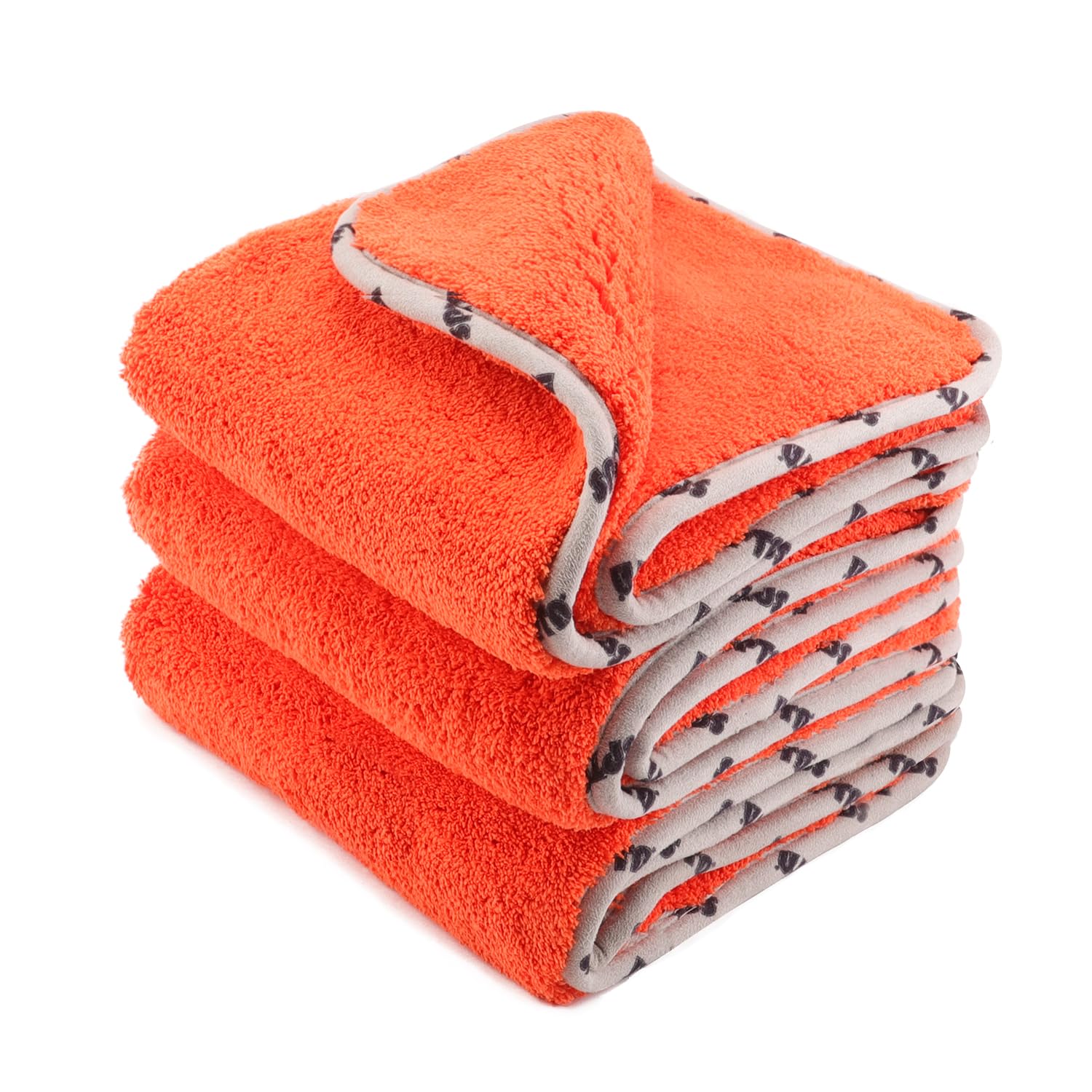 Photo 1 of SPTA Car Microfiber Towels, 3Pcs Microfiber Car Cleaning Cloths, Upgraded 1200gsm Ultra-Thick Cars Drying Towel Microfiber for Car and Home Polishing Washing and Detailing 16'' x 16''(3 Pack)