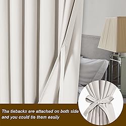 Hiasan Room Divider Blackout Curtains,Extra Wide