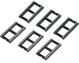 sourcing map 24 Pin DIP IC Socket Adapter Round 2.54mm Pitch PCB Board view 1