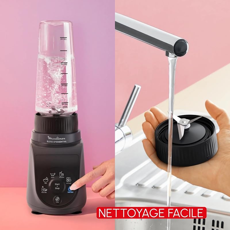 - Blend Up Essential Mini Blender - 800W - 2gourdes 400mL et 700mL