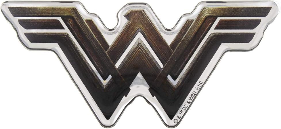 Amazon Gal Gadot Wonder Womanロゴデカール バットマンvスーパーマンドーム型自動車車用エンブレムステッカートラックmotorcyclesノートパソコンalmost Anything Chrome マルチカラー ステッカー デカール 車 バイク