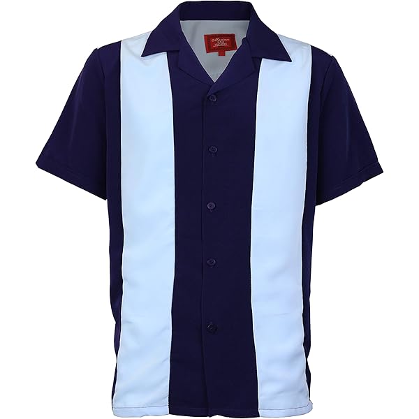 ウェア・シャツ 60s BOWLING Shirts Amazon.com: Maximos Men's Retro Charlie Sheen Two Tone