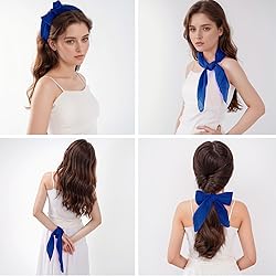 Pistha Chiffon Scarf Ribbon Neck Scarf Square