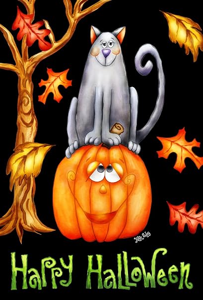 Toland Home Garden Hexenkürbis-Flagge – 71,1 X 101,6 Cm, Dekorativ Für Herbst & Halloween