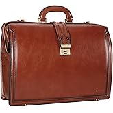 Banuce Vintage Full Grain Italian Leather Briefcase for Men 15.6 Inch Legal Attorney Lawyer Briefcase Doctor Bag Attache Case with Lock for Business Travel Work