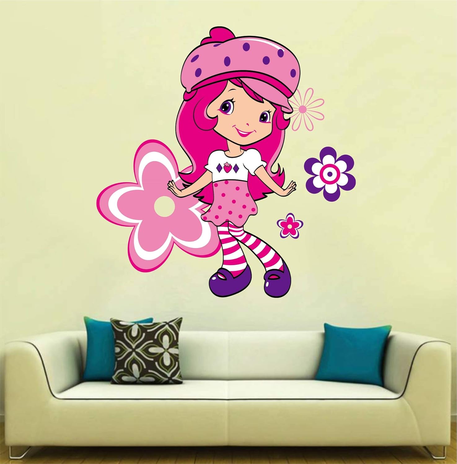 barbie doll wall stickers