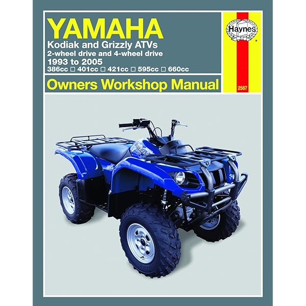 Yamaha Kodiak Grizzly 2 Wheel 4 Wheel Drive 386cc 401cc 421cc 595cc 660cc 93 05 Haynes Repair Manual Owners Workshop Manual Haynes Manuals 9781563925672 Amazon Com Books