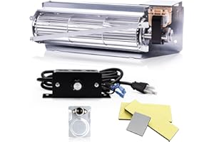 HIORUCET FBK-250 Fireplace Blower Kit for Astria, Superior DR-500CMN BCI-42 BC-36 DR-500CMN, Lennox MPD3530CNM lMDV3530CNM lMDV 3530, Rotom HB-RB250 HBRB250 80L86. FBK250 Blower Ball Bearing, High Air Flow.